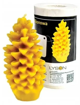 Produktbild von Łysoń Große Silikonform Tannenzapfen Gießform