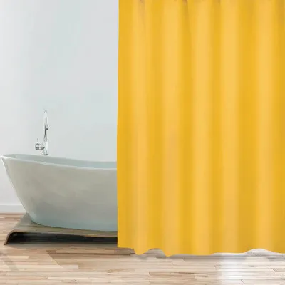 Obrázek produktu pro Sprchový závěs MSV Textil 180 x 200 cm šafrán 149291