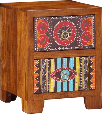 Produktbild von Nachttisch 35x35x45 cm Massivholz Akazie