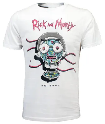 Immagine prodotto di Maglietta Rick and Morty Aw Geez bianca - XXL