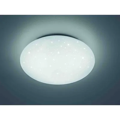 Produktbild von Lukida Starlight LED biała ściemnialna lampa sufitowa z pilotem