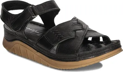 Produktbild von Maciejka Bequeme Damen Sandalen aus Naturleder in klassischem Schwarz