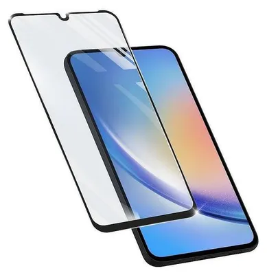 Produktbild von Cellularline Impact Glass Capsule - Galaxy A24 4G Widerstandsfähiges gehärtetes Glas über die gesamte Oberfläche, Samsung, Galaxy A24 4G, Stoßfest, Kratzresistent, Schockresistent, Transparent, 1 Stück(e)
