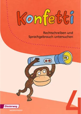 Obrázek produktu pro Konfetti 4. Arbeitsheft Rechtschreiben und Sprachgebrauch untersuchen