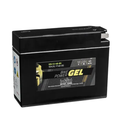Produktbild von intAct Bike-Power Motorradbatterie GEL YT4B-BS 12V 2,3Ah 50420 GEL12-4B-BS