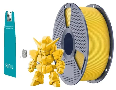Image de Filament pour imprimante 3D, haute résistance, respectueux de l'environnement, jaune vif