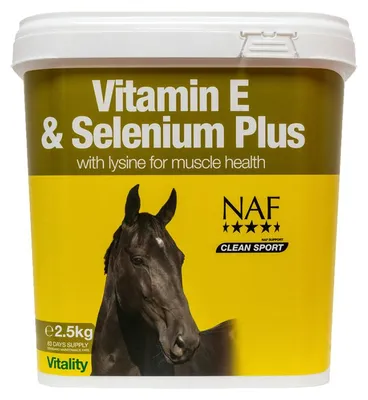 Immagine prodotto di Vitamina E e selenio per il corretto funzionamento muscolare dei cavalli sottoposti a stress Vitamina E e selenio plus
