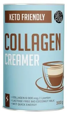 DODATEK DO KAWY COLLAGEN CREAMER MCT KETO 300 g - DIET-FOOD