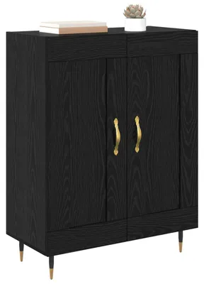 Zdjęcie produktu dla vidaXL Kredens o wyglądzie czarnego dębu 69,5 x 34 x 90 cm materiał drewnopochodny