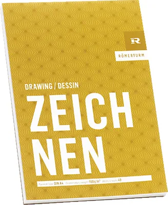 Produktbild von RÖMERTURM Künstlerblock "ZEICHNEN" DIN A3 40 Blatt