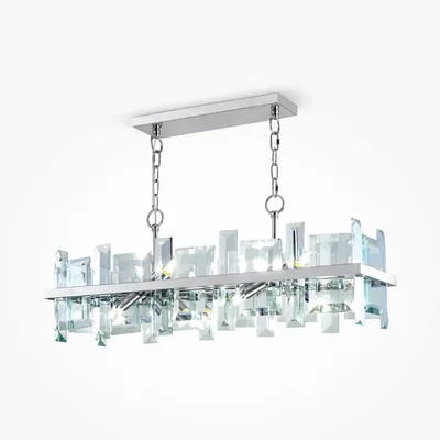 Produktbild von Maytoni Cerezo Pendelleuchte MOD201PL-08N 8xE14, Chrom, aus Metall, exkl. Leuchtmittel