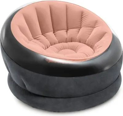 Produktbild von INTEX Empire Chair aufblasbarer Komfort Sessel für Innen und Außen Sitzkissen sitzen Lounge rosa