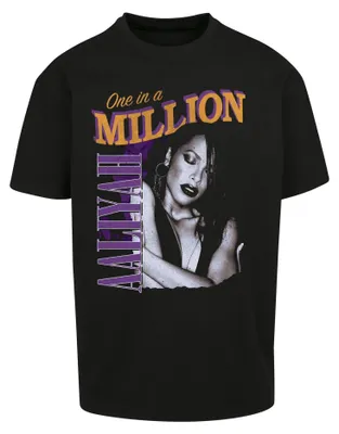Image de Mister Tee - T-shirt pour homme « Aaliyah One In A Million », taille XXL TN1752 (noir)
