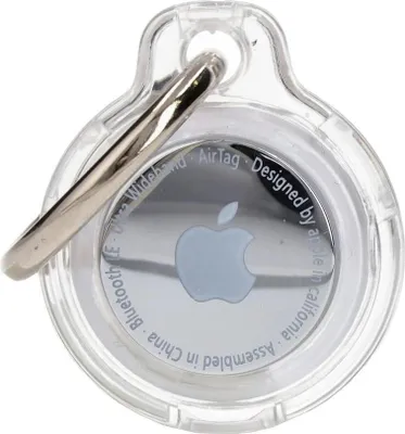 Produktbild von Bizon Case Locator Schlüsselanhänger für Apple AirTag, Transparent