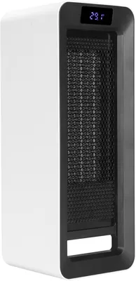 Image de Aérotherme à économie d'énergie, 1500W chauffage d'ambiance silencieux avec veilleuse, écran LED chauffage électrique, PTC céramique aérotherme pour l'intérieur,Blanc