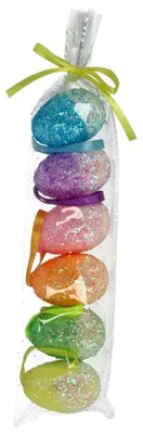 Immagine prodotto di Altre marche: decorazioni da appendere a forma di uovo di Pasqua, 6 cm, 6 pezzi