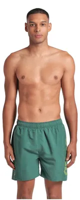 Produktbild von arena Badehose Herren Fundamentals Logo R, Größe:L, Farbe:Grün