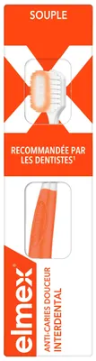 Imagen del producto de ELMEX - Cepillo de dientes para combatir las caries, suave: limpia suavemente los espacios interdentales y