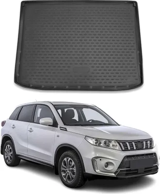 Image de OMAC Tapis De Coffre pour Suzuki Vitara 2015-2024 en caoutchouc Noir