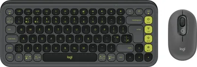 Immagine prodotto di Logitech 920-013112 - Senza fili - Bluetooth - Interruttore a forbice - QWERTY - Grafite - Verde - Mouse in dotazione
