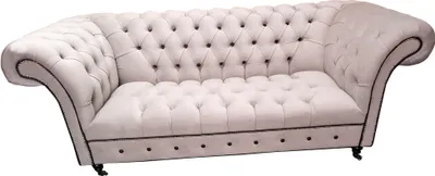 Image de Canapé Chesterfield, modèles 3 places, revêtement textile, design moderne