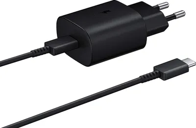 Produktbild von Samsung USB-C Schnellladegerät 25W mit USB-C Ladekabel 1,2m - Schwarz
