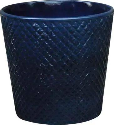 Produktbild von Blumentopf Lafiora River Keramik Ø 19,5 cm H 18 cm blau