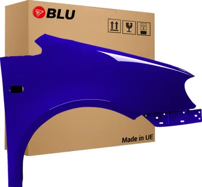 Image de BLU Aile Compatible avec VW Volkswagen Caddy III 3 2K LD5Q Droite Blau SchattenBlau | 2004-2010 | Avant | Peint| Prêt à Monter | Acier