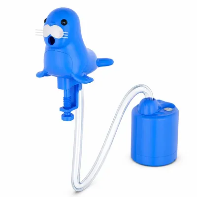 Produktbild von Wiederaufladbare Wasserpumpe für Kinderspieltisch, 360° Sprühfunktion, leise, USB Akku, geeignet für Sandkasten, Garten und Wasserspiele