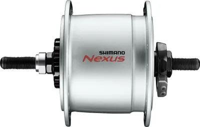 Produktbild von SHIMANO Nabendynamo NEXUS DH-C6000-1R Rollenbremse 6 Volt/1,5 Watt Silber - 6...