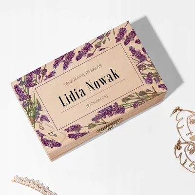 Produktbild von Holzschatulle Muttertag Geschenk Mama ist ein Schatz