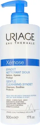 Produktbild von Uriage Xémose, Reinigungscreme, Unisex, trockene Haut, Reinigend, Beruhigend, Pumpenflasche, Seife