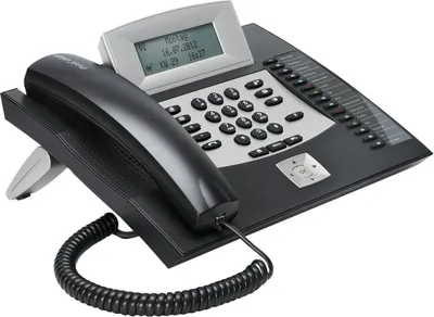 Zdjęcie produktu dla Auerswald COMfortel 1600, Telefon analogowy, Głośnik, 1600 wejścia, Nazwa i identyfikacja dzwoniącego, Czarny
