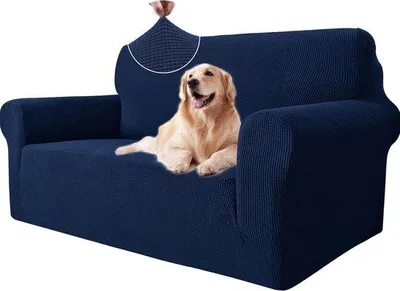 Productafbeelding van Famanu Stretch-bankhoes, elastisch - donkerblauw