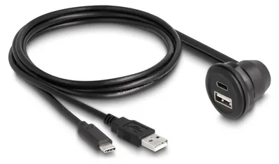 Immagine prodotto di DELOCK USB 2.0 Kabel USB Typ-A Stecker und USB Type-C 1m sw