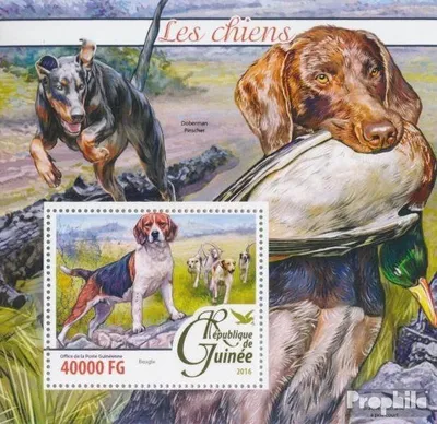 Produktbild von Briefmarken Guinea 2016 Mi Block 2631 (kompl. Ausgabe) postfrisch Hunde