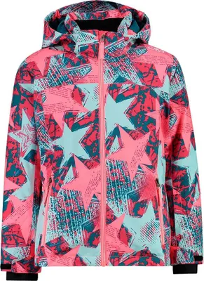 Produktbild von Cmp Kid G Jacket Snaps Hood Acqua-Gloss-Teal 176