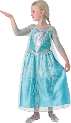 Produktbild von Rubie's 3610374 - Elsa Frozen Premium Dress - Child, Verkleiden und Kostüme