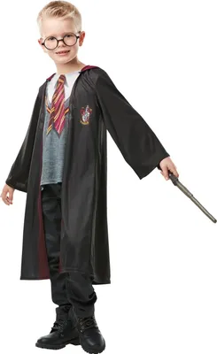 Produktbild von Harry Potter - "Deluxe" Gewand Kostüm - Jungen BN5069 (140) (Schwarz)