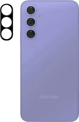 Obrázek produktu pro Ochranné sklo fotoaparátu - Robustní skleněný kryt s černým rámečkem kompatibilní se Samsung Galaxy S22