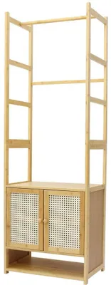 Immagine prodotto di Appendiabiti, design moderno, materiali resistenti, 53x31,5x168 cm, legno naturale
