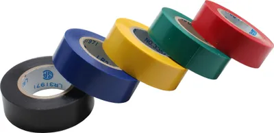 Produktbild von InLine® Isolierband, 5er Pack, div. Farben, 18mm, 9m