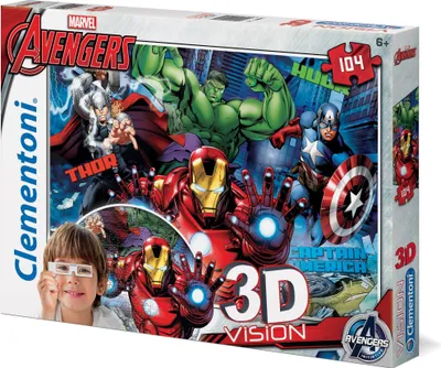 Image de 3 D Vision - Avengers Assemble (Kinderpuzzle)