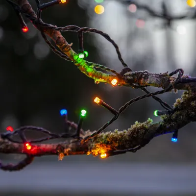 Produktbild von LED-Lichterkette 'Flashy', 100 bunte LED