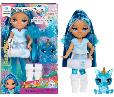 Imagen del producto de Rainbow High Littles: Hadas de ensueño - Zafiro