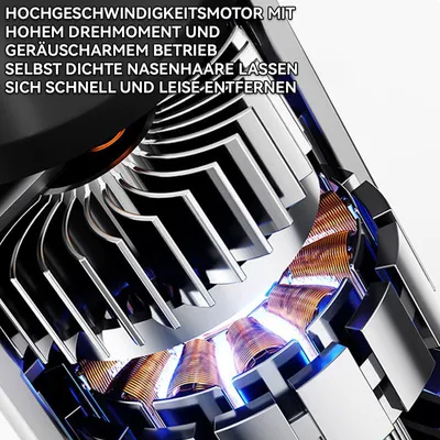 Produktbild von Nasenhaartrimmer Kompakt mit 7500 U/min Ohrhaartrimmer Batteriebetrieb für Zuhause Büro Reisen Herren Damen