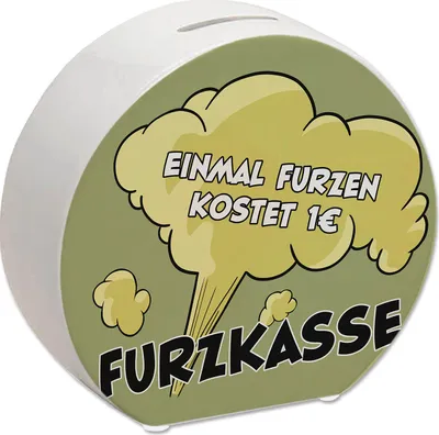 Produktbild von Einmal Furzen kostet 1€ witzige Furzkasse Spardose