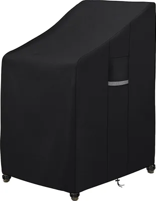 Produktbild von Gartenstühle Abdeckung mit Wasserdicht Winddicht Schneeschutz Beständiges Stapelstühle Abdeckhaube Robustes Oxford-Gewebe Schutzhülle  65x75x80/120cm