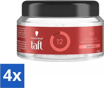 Produktbild von Taft - V12 - Styling Gel - Super Fast Fix - 250 ml - Vorteilspack - 4 Stücke