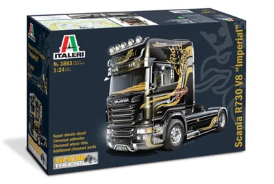 Produktbild von Italeri Scania R730 V8 Topline “Imperial”, LKW-/Anhänger-Modell, Montagesatz, 1:24, Scania R730 V8, Unisex, Kunststoff